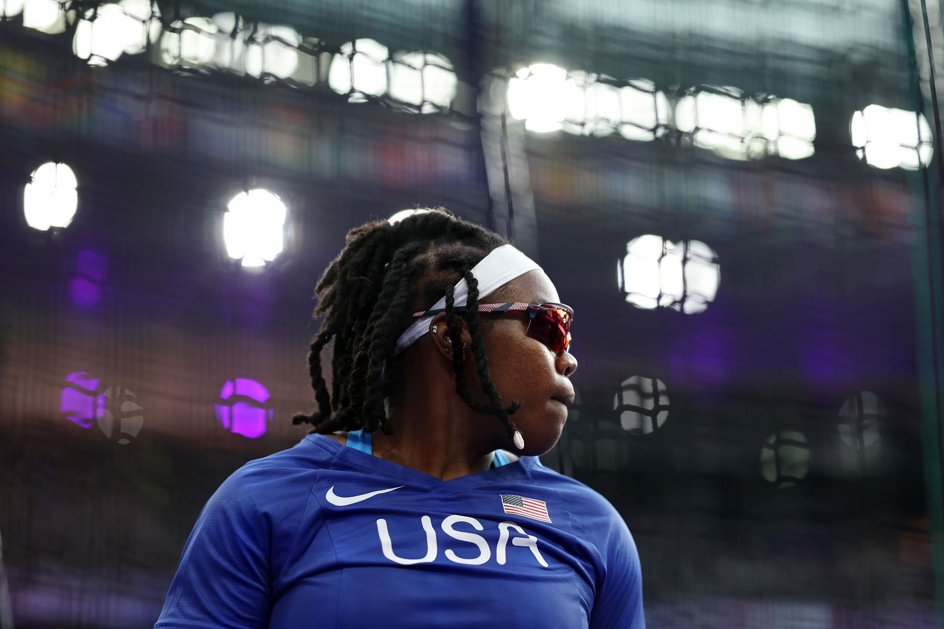 Veronica Fraley at Paris Olympics. PHOTO: Getty